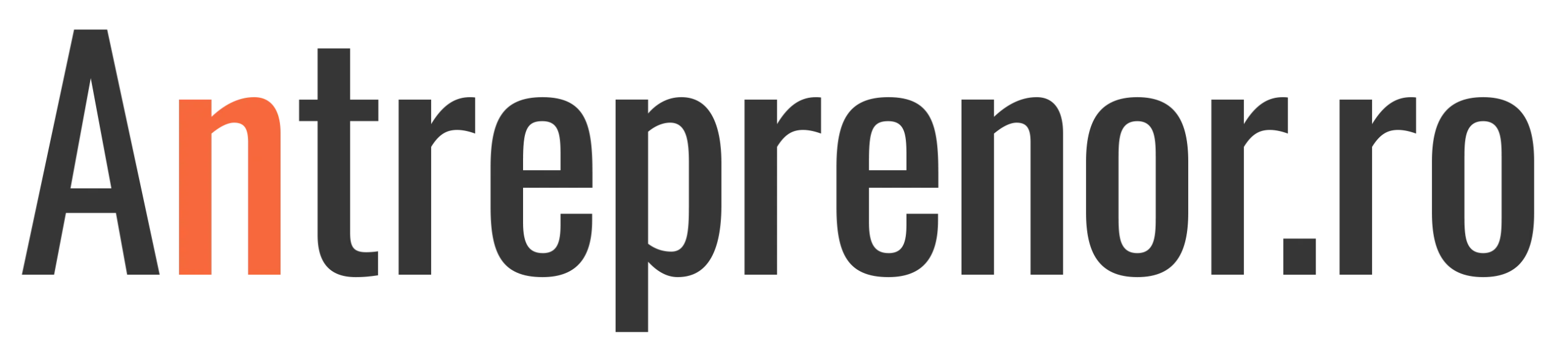 full-light-logo antreprenor.ro- Logo care afișează „Antreprenor.ro” în text negru, cu un „N” portocaliu.